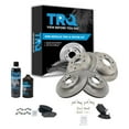 thumbnail image 1 of TRQ Brake Pad & Rotor Kit Semi-Metallic Front & Rear w/Chemicals BKA15408 Fits select: 1994-1995 HONDA CIVIC EX, 1994-1996 ACURA INTEGRA, 1 of 6