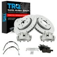 thumbnail image 1 of TRQ Brake Pad & Rotor Kit Slotted X Drilled Performance Ceramic Fits 2012-2013 Dodge Durango, 1 of 5