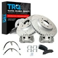 thumbnail image 1 of TRQ Brake Pad & Rotor Kit Slotted X Drilled Performance Semi-Metallic Fits 2006-2011 Buick Lucerne, 1 of 5