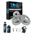 thumbnail image 1 of TRQ Brake Pad & Rotor Rear Ceramic Kit w/Chemicals for Mercedes Benz BKA17931 Fits select: 2001-2007 MERCEDES-BENZ C, 1996-2002 MERCEDES-BENZ E, 1 of 6