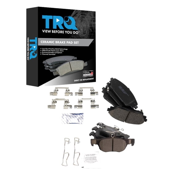 TRQ Brake Pads Ceramic Fits 2020-2021 Mazda CX-3 CX-30