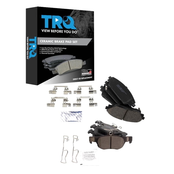 TRQ Brake Pads Ceramic Fits 2020-2021 Mazda CX-3 CX-30