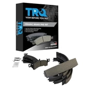 TRQ Brake Pads Ceramic Fits 71-96 Buick 69-92 Cadillac Chevrolet Oldsmobile 68-89 Pontiac
