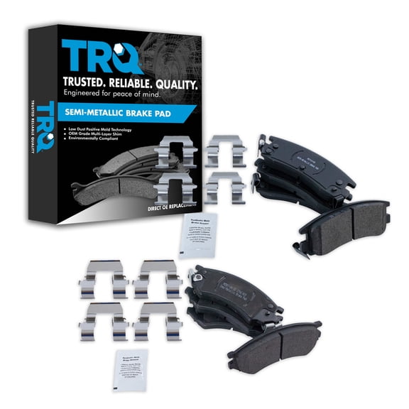 TRQ Brake Pads Fits 91-92 Saturn SC 93-98 SC1 SC2 91-98 SL SL1 SL2 SW1 SW2 BFA20282