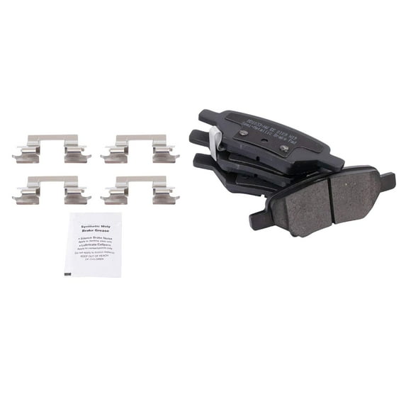 TRQ Brake Pads Premium Posi Semi Metallic Rear Set for Chevy Pontiac Saturn BFA73650