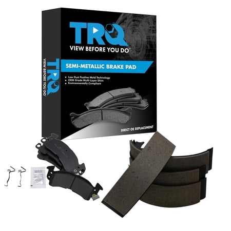 TRQ Brake Pads Semi-Metallic Fits 91-92 Cadillac 74-95 Chevrolet GMC