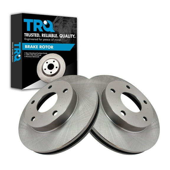 TRQ Brake Rotor Front or Rear Pair Set for Buick Cadillac Chevy GMC Olds