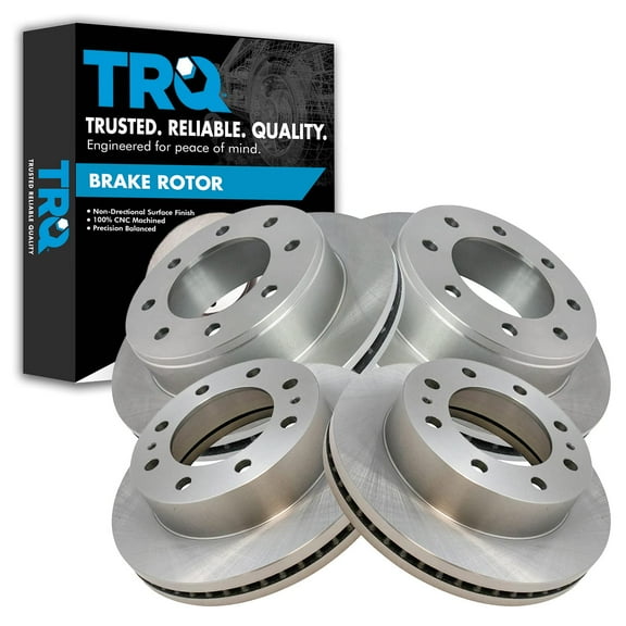 TRQ Brake Rotor Set Fits Select 1999-2020 Chevrolet 1999-2020 GMC 2003-2009 Hummer