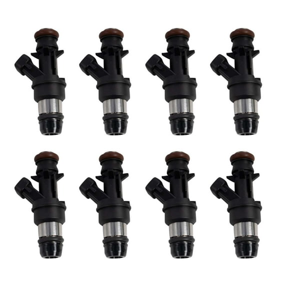 TRQ Brand New MPI FI Fuel Injector Set of 8 Kit for Chevy GMC Pickup Truck V8 FIA60337 Fits select: 1999-2007 CHEVROLET SILVERADO, 2000-2006 CHEVROLET TAHOE