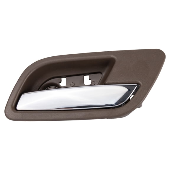 TRQ Cashmere & Chrome Rear Inside Interior Door Handle Side RH for Chevy GMC DHA49541 Fits select: 2007-2014 CHEVROLET SILVERADO, 2007-2014 CHEVROLET TAHOE