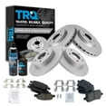 thumbnail image 1 of TRQ Ceramic Brake Pad & Coated Rotor Front & Rear Kit w/Fluids for Chevy Pontiac BKA22920 Fits select: 2007-2012 CHEVROLET MALIBU, 2005-2007 CHEVROLET COBALT, 1 of 6