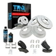 thumbnail image 1 of TRQ Ceramic Brake Pad & Performance Rotor Front & Rear Kit w/Chemicals BKA17050 Fits select: 2000-2005 CHEVROLET IMPALA, 2000-2005 CHEVROLET MONTE CARLO, 1 of 6