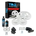 thumbnail image 1 of TRQ Ceramic Brake Pad & Performance Rotor w/Chemicals BKA17500 Fits select: 2013-2017 DODGE CHARGER SE, 2014 CHRYSLER 300C, 1 of 6