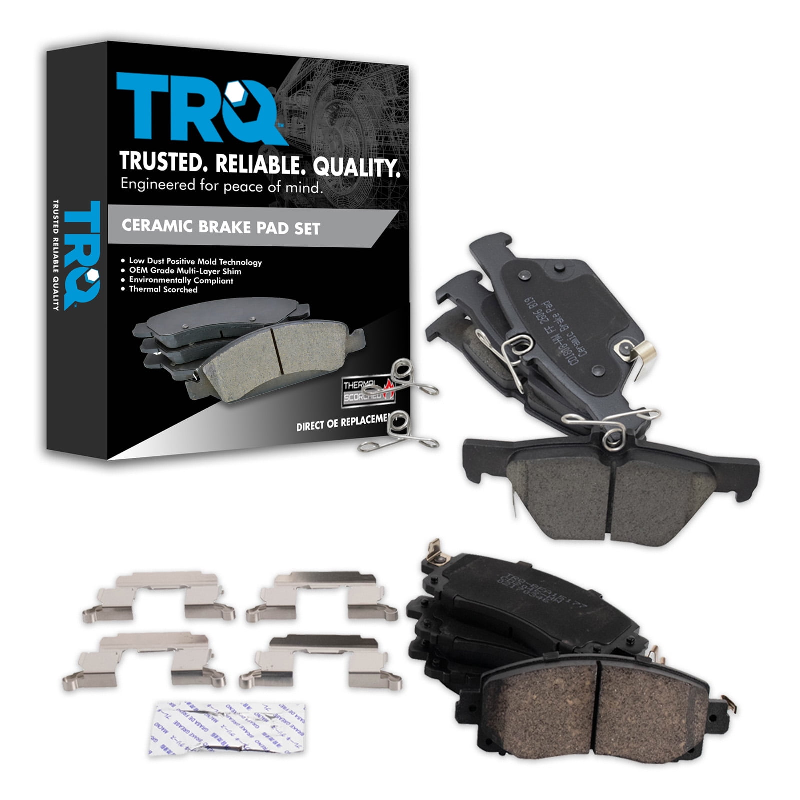 WRX Brake Kit Rear Ceramic Brake Pads For Subaru - Fits Forester, Impreza, WRX, Legacy, More Break Pads Front And Rear - Foto 6