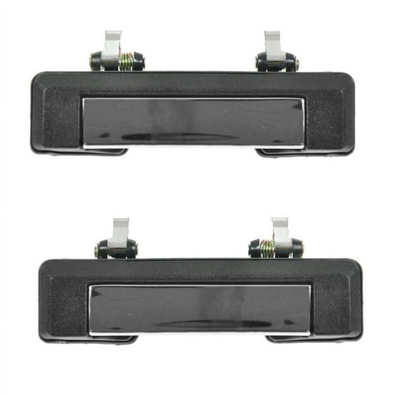 TRQ Chrome Exterior Door Handle Left Right Pair Set of 2 for Nissan Sentra DHA37014