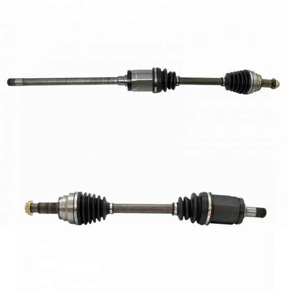 TRQ Complete Front CV Axle Shaft Assembly Pair LH RH sides for BMW X5 X6 CSA80050