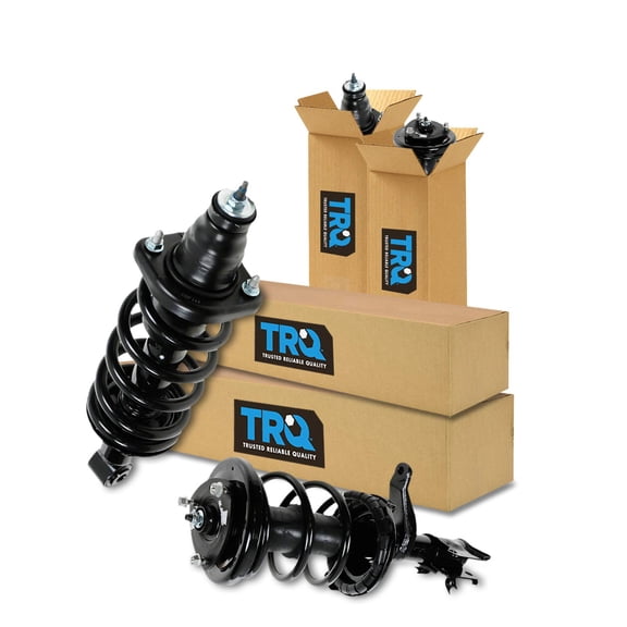 TRQ Complete Shock Strut Spring Assembly Front Rear Set 4pc for 02-06 Honda CRV SCA57074 Fits select: 2002-2006 HONDA CR-V