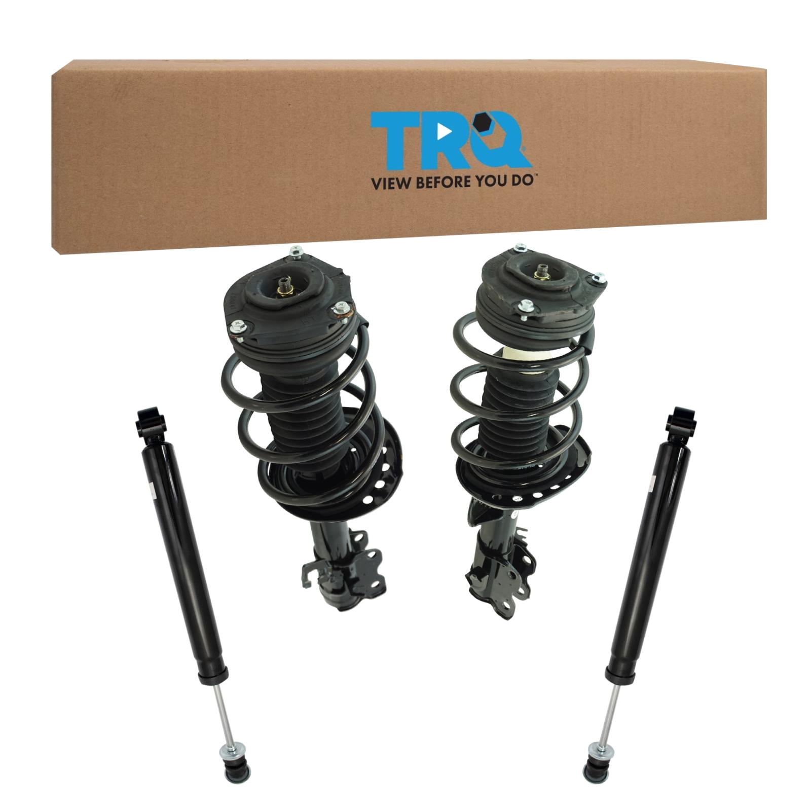 TRQ Front and Rear Complete Strut Assembly & Shock Absorber Kit