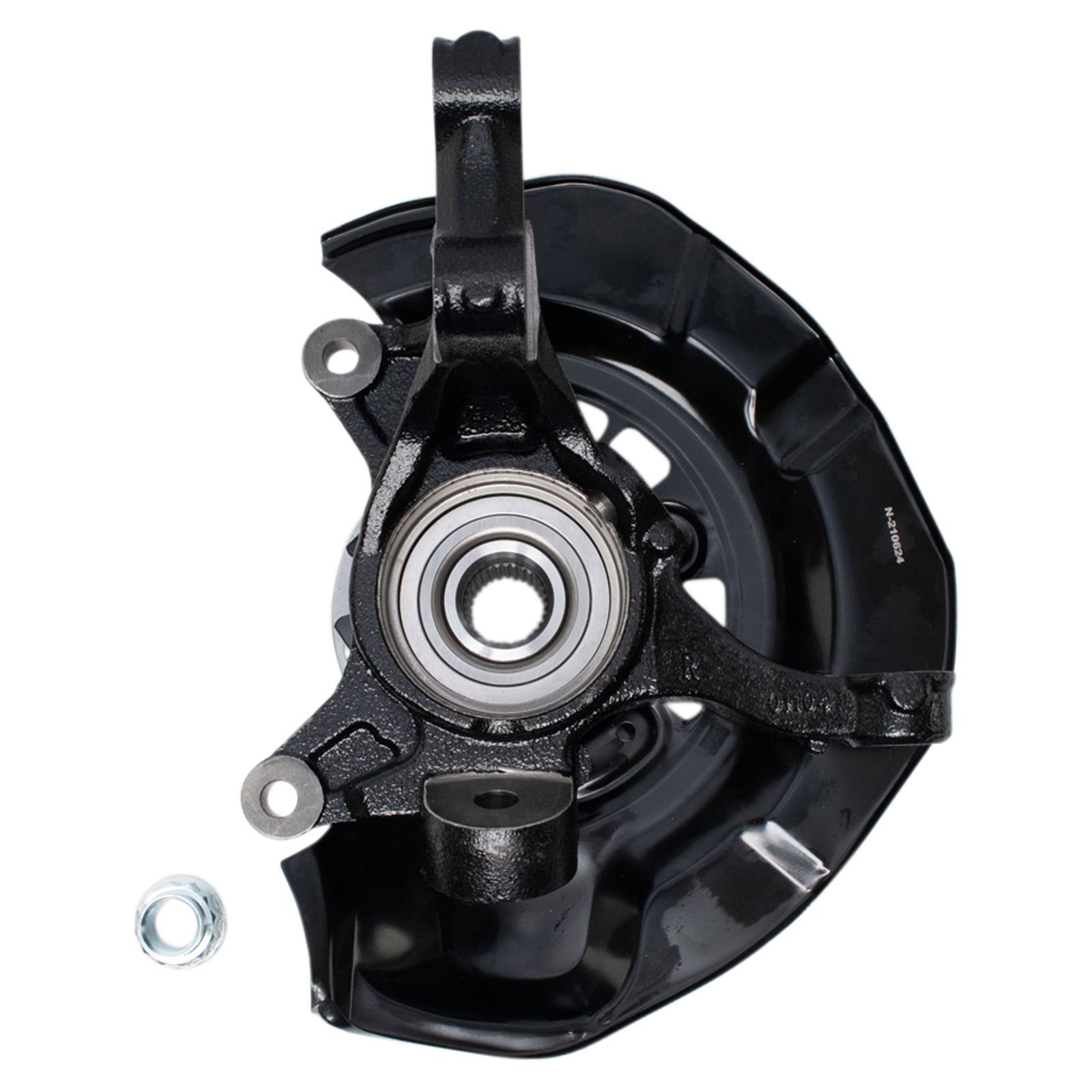 TRQ Complete Wheel Hub Bearing & Steering Knuckle Assembly RH for