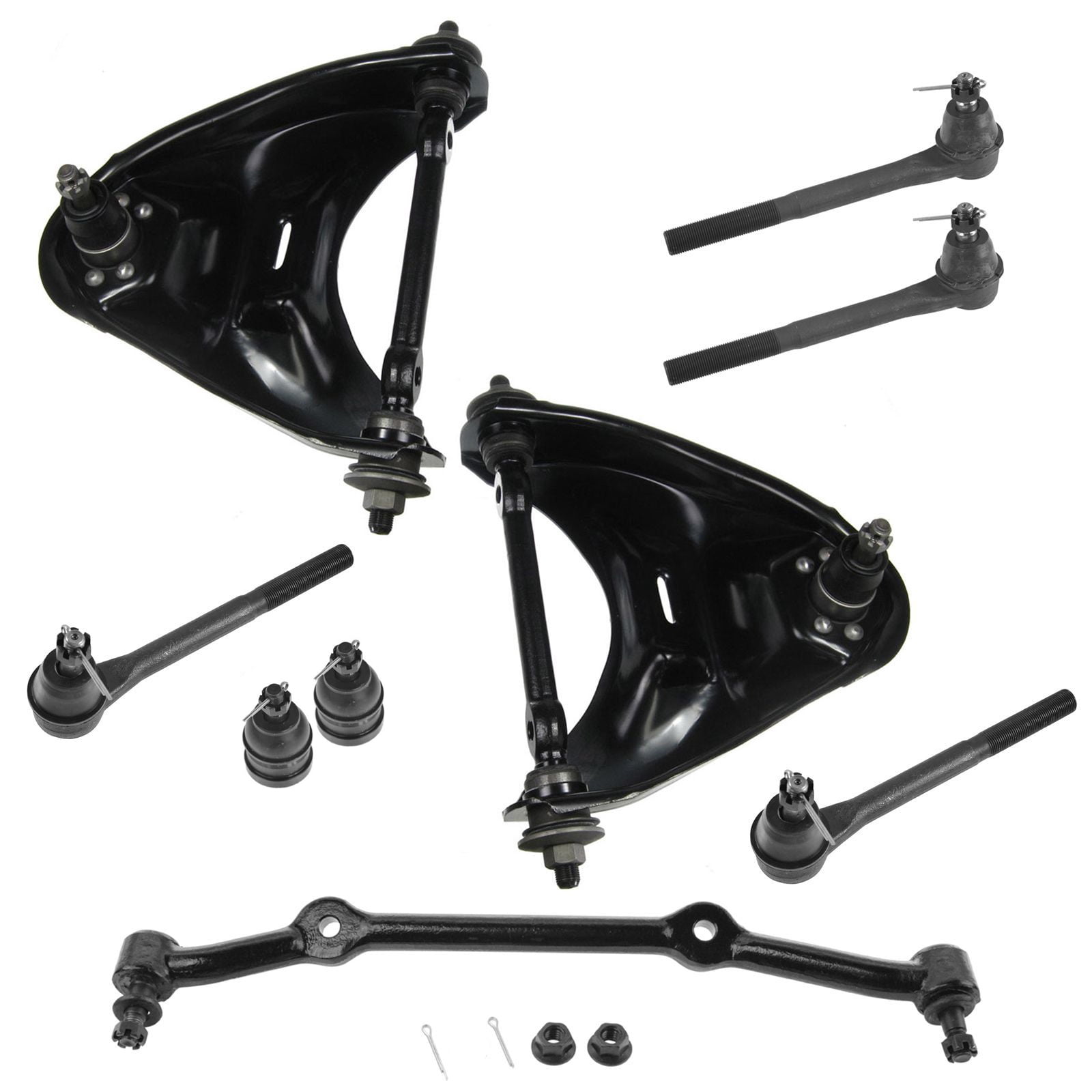 TRQ Control Arm Ball Joint Tie Rod End Center Drag Link for S10 S15 2WD ...