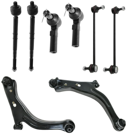 TRQ Control Arm Ball Joint Tie Rod Sway Bar Front Kit Set 8pc for Escape Tribute PSA58785 Fits select: 2001-2004 FORD ESCAPE XLT, 2001-2004 MAZDA TRIBUTE