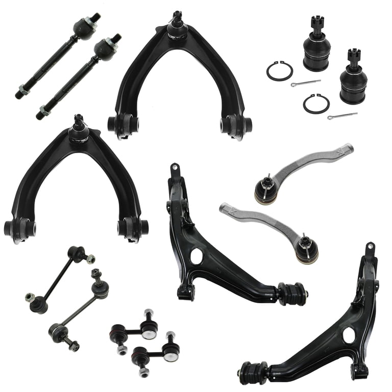 14 Pc Upper Control Arms Ball Joints Tie Rods Sway Bars Kit for Honda CR-V 97-01