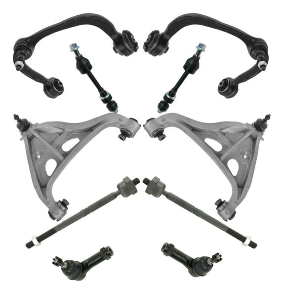 TRQ Control Arm Tie Rod Sway Bar Link Steering Suspension Kit 10pc for F150 PSA63442 Fits select: 2005-2008 FORD F150, 2006-2008 LINCOLN MARK LT