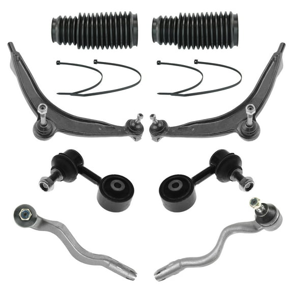 TRQ Control Arms Tie Rods Links Kit Fits 1992-2002 BMW PSA72724