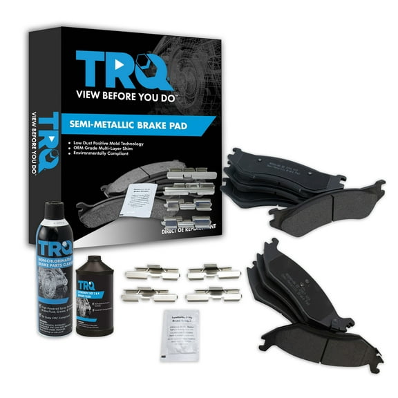 TRQ Direct Fit Brake Pads BFA20369 Fits Select 2002-2004 Dodge Ram 1500