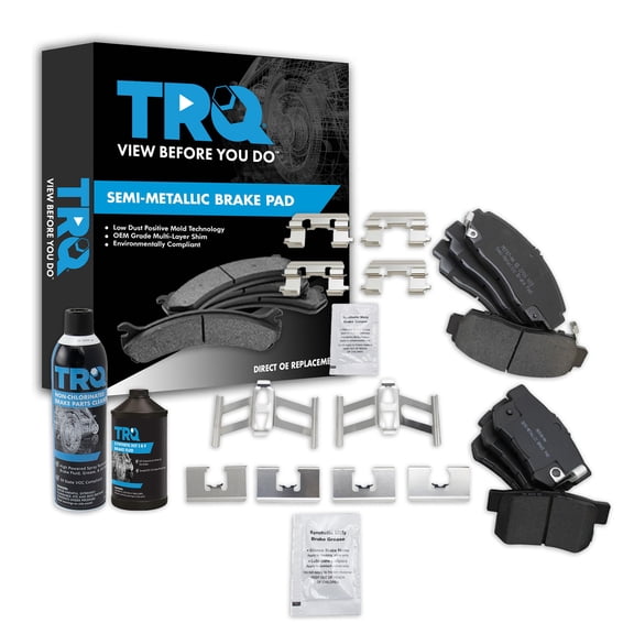 TRQ Direct Fit Brake Pads BFA20374 Fits Select 2001-2003 Acura CL , 1999-2004 Acura RL , 1999-2008 Acura TL