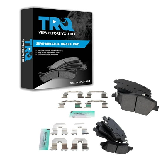 TRQ Direct Fit Brake Pads BFA20436 Fits Select 2011-2016 Kia Optima , 2011-2015 Hyundai Sonata