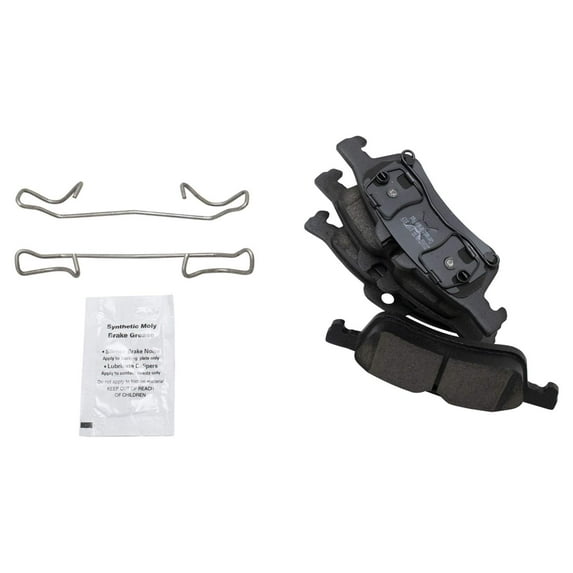 TRQ Disc Brake Pads Set Kit Posi Ceramic Rear for 02-08 Mini Cooper S NEW BFA73306