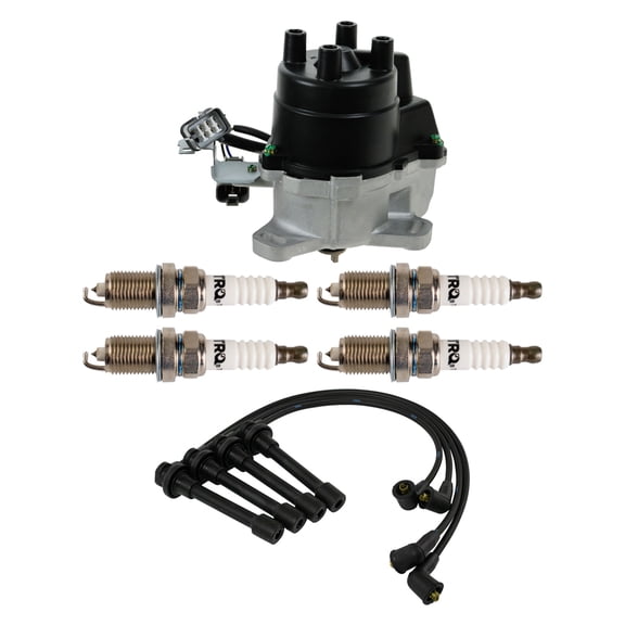 TRQ Distributor Spark Plugs & Wire Set Fits 1994-1995 Honda Accord TKA05760