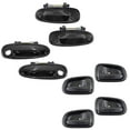 thumbnail image 1 of TRQ Door Handle Black Outside Inside Front Rear Kit for Corolla Prizm DHA30190, 1 of 5
