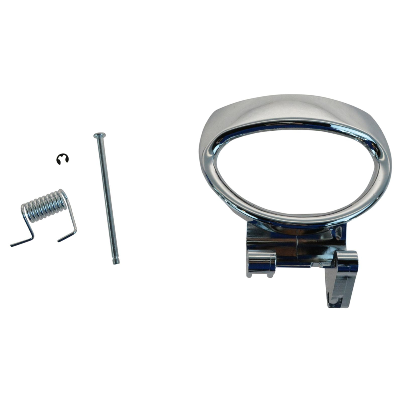 TRQ Door Handle Chrome Inside Interior Front or Rear LH Left for