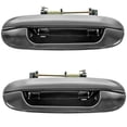 thumbnail image 1 of TRQ Door Handle Exterior Outside Rear Left Right PAIR for 02-09 Trailblazer DHA36827 Fits select: 2002-2009 CHEVROLET TRAILBLAZER, 2002-2009 GMC ENVOY, 1 of 5