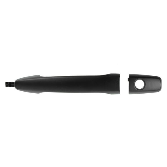 TRQ Door Handle Outside Smooth Black Front LH for Lancer Outlander Sport DHA49053