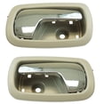 thumbnail image 1 of TRQ Door Handle Rear Inner Inside Gray & Chrome Pair Set for 05-10 Chevy Cobalt DHA31500, 1 of 4