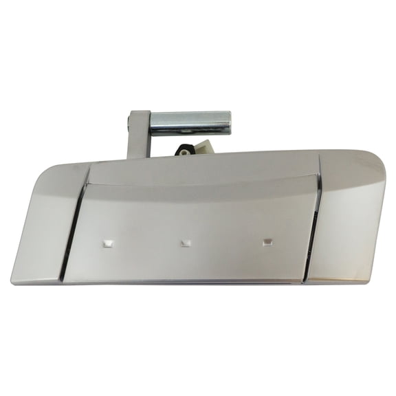 TRQ Door Handle Silver Outer Outside Exterior Passenger Side for Nissan 350Z DHA49146