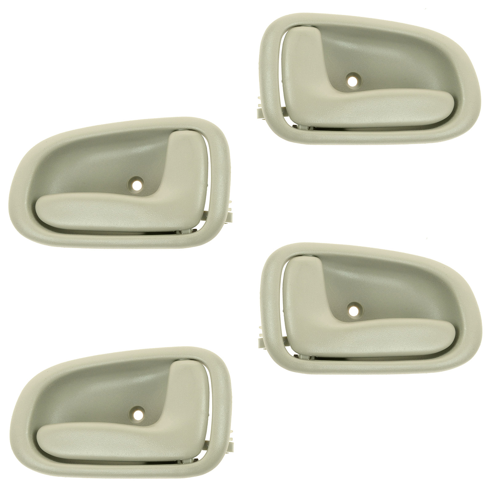 TRQ Door Handles Inside Interior Inner Beige Kit Set of 4 for Toyota