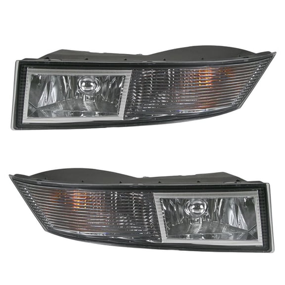 TRQ Driver & Passenger Fog Light Set Fits 2007-2014 Cadillac Escalade Hybrid Luxury Premium Base Model 2007-2014 Escalade ESV Base Model Luxury Premium 2007-2013 Escalade EXT