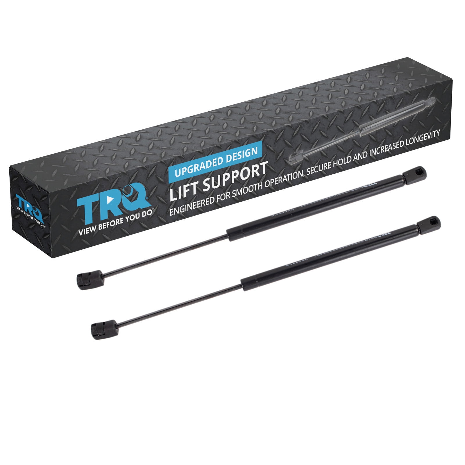 TRQ Driver & Passenger Side Hood Lift Support Shock Strut Set Fits 2004-2008 Ford F-150 2008 Lincoln Mark LT
