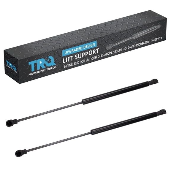 TRQ Driver & Passenger Side Hood Lift Support Shock Strut Set Fits 2005-2009 Land Rover LR3 2010-2016 LR4 2006-2013 Range Rover Sport