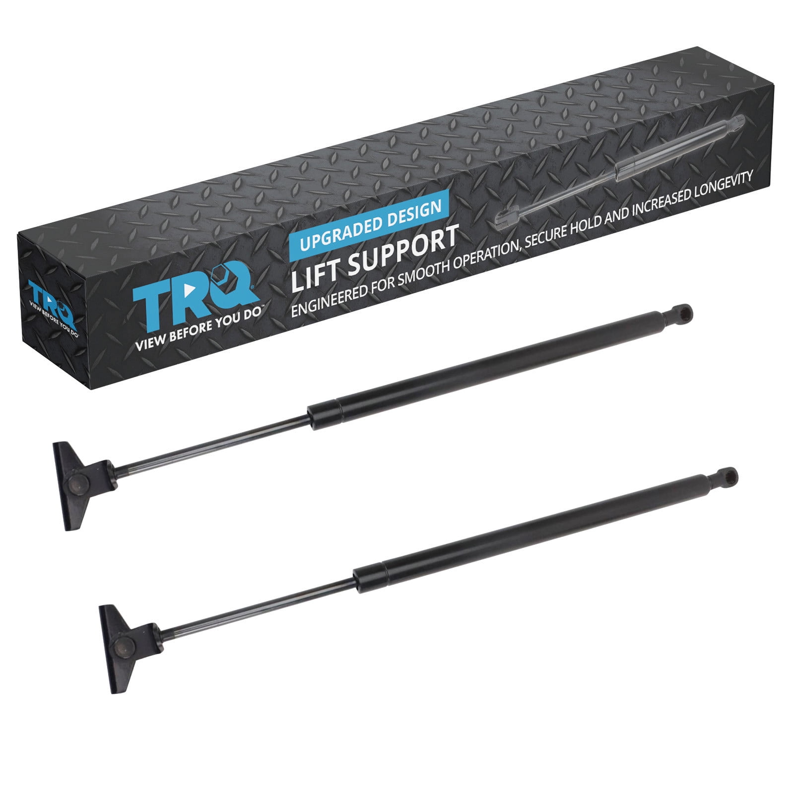 TRQ Driver & Passenger Side Hood Lift Support Shock Strut Set Fits 2009-2013 Subaru Forester 2008-2014 Impreza