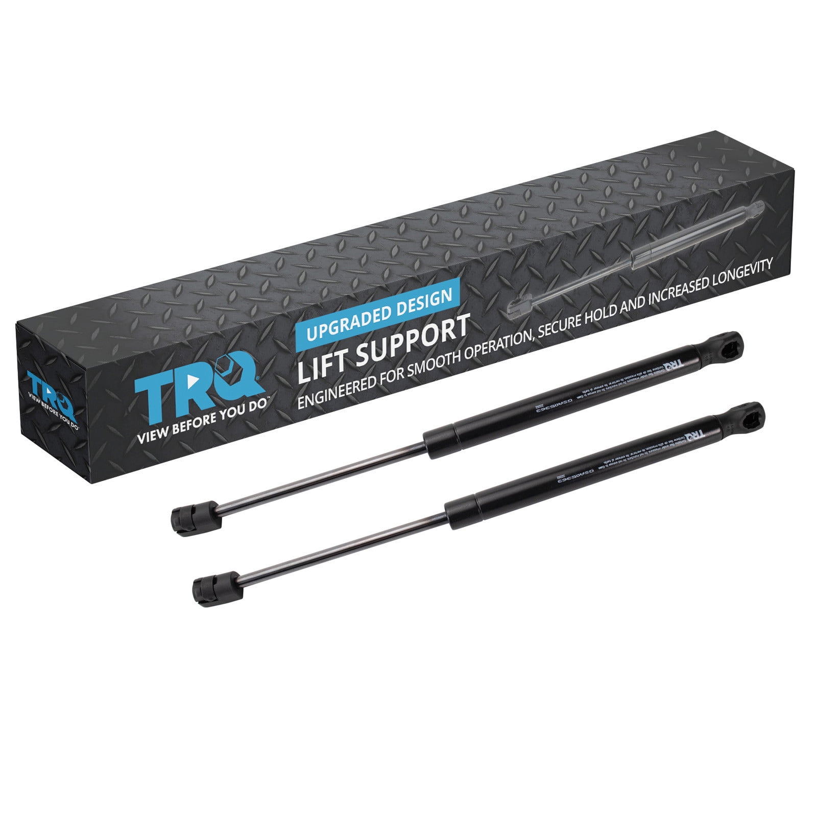 TRQ Driver & Passenger Side Hood Lift Support Shock Strut Set Fits 2015-2017 Hyundai Sonata