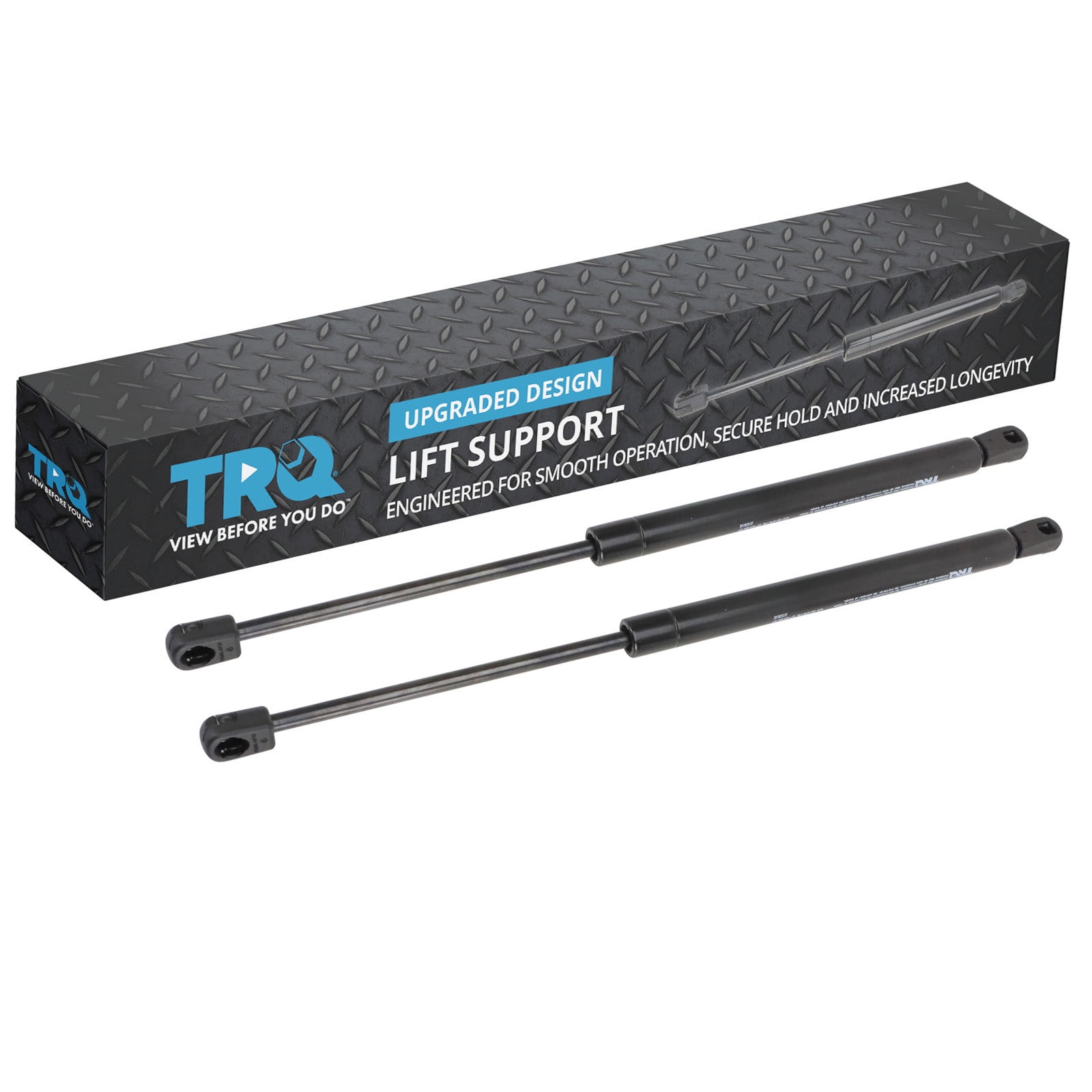 TRQ Driver & Passenger Side Hood Lift Support Shock Strut Set Fits 2017-2020 Ford F-150