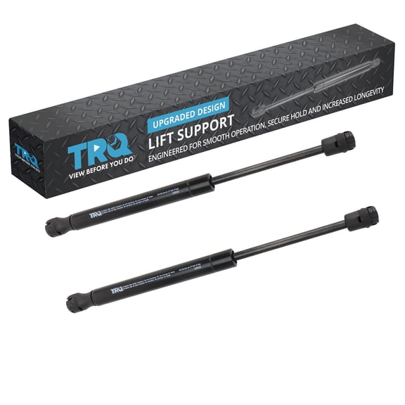 TRQ Driver & Passenger Side Hood Lift Support Shock Strut Set Fits 2017-2022 Porsche 718 Boxster 2019-2022 718 Cayman 2012-2019 911 2013-2015 Boxster