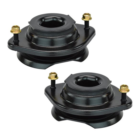 TRQ Driver & Passenger Side Upper Strut Mount Set Fits Select 1990-1997 Mazda Miata