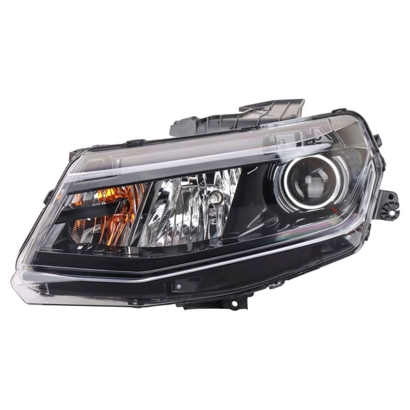 TRQ Driver Side Headlight Assembly Fits 2016-2018 Chevrolet Camaro GM2502422