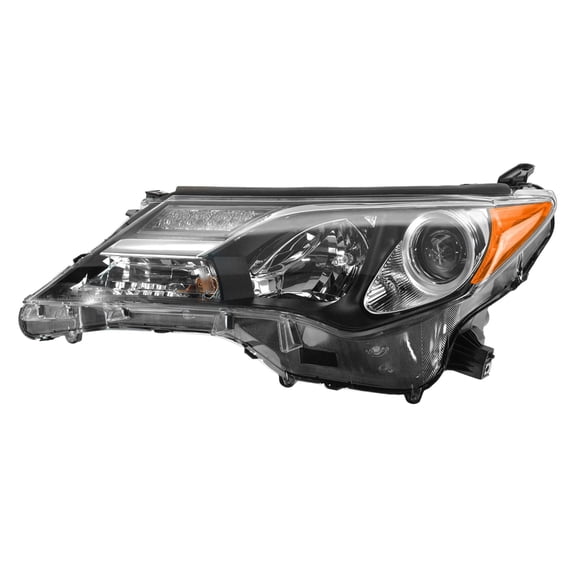 TRQ Driver Side Headlight Assembly Halogen Fits 2013-2015 Toyota RAV4 US Built TO2502217